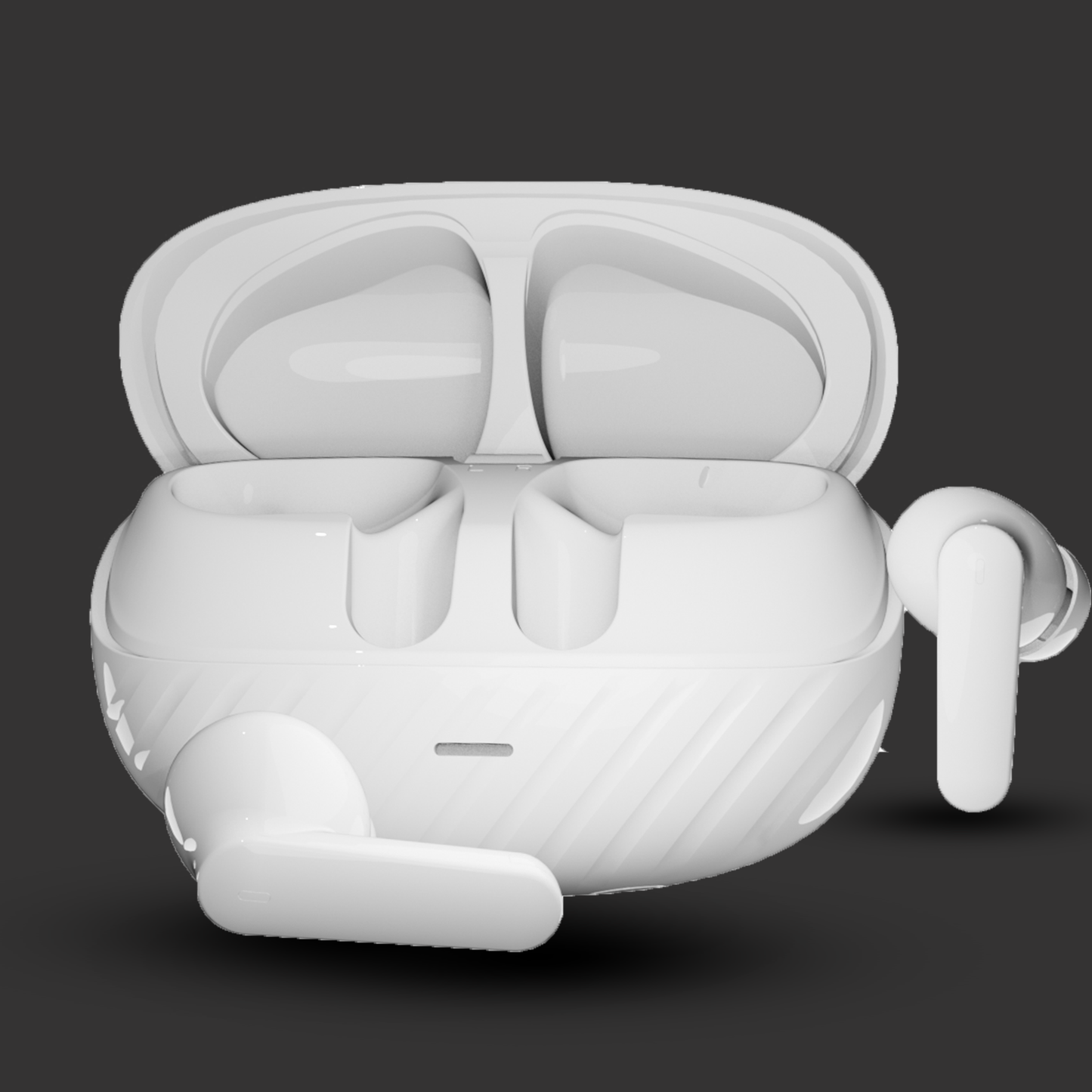 Sleik Wave Wireless Earbuds — 800 mAh Battery - 6 Mic ENC ANC - 40ms Gaming Mode