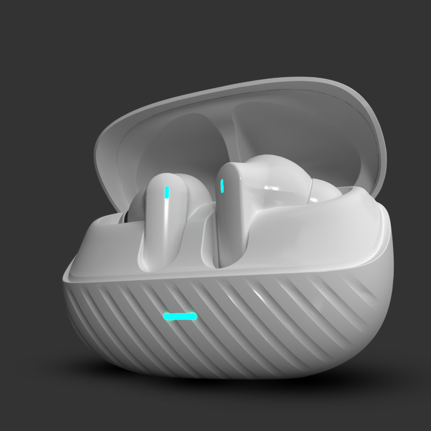 Sleik Wave Wireless Earbuds — 800 mAh Battery - 6 Mic ENC ANC - 40ms Gaming Mode