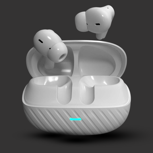 Sleik Wave Wireless Earbuds — 800 mAh Battery - 6 Mic ENC ANC - 40ms Gaming Mode